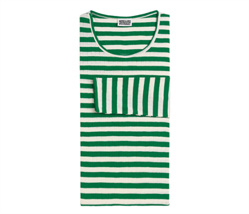 Nørgaard Paa Strøget Tee l/s Broadway KIDS Green/Ecru